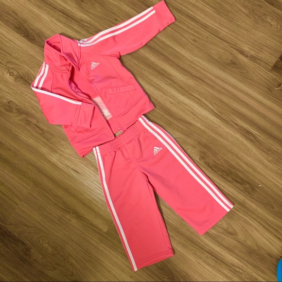 hot pink jogging suit